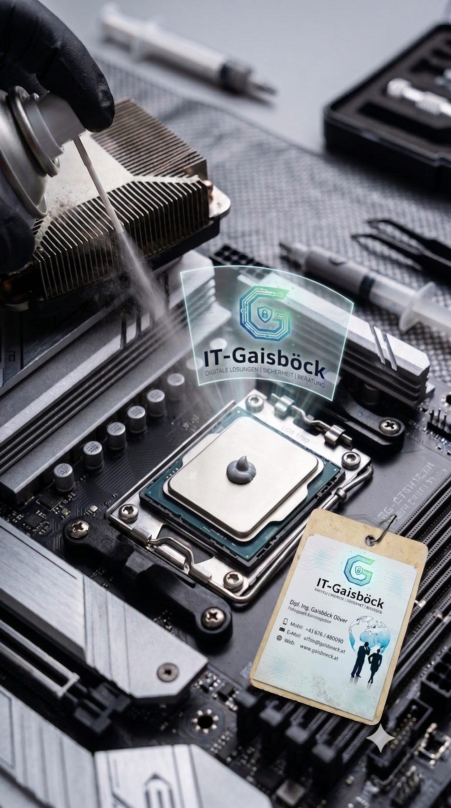 Wärmeleitpaste erneuern bei IT-Gaisböck